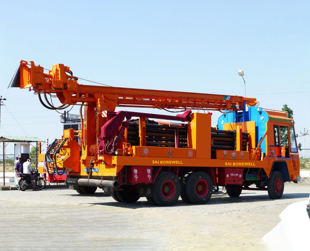 Borewell drilling rig